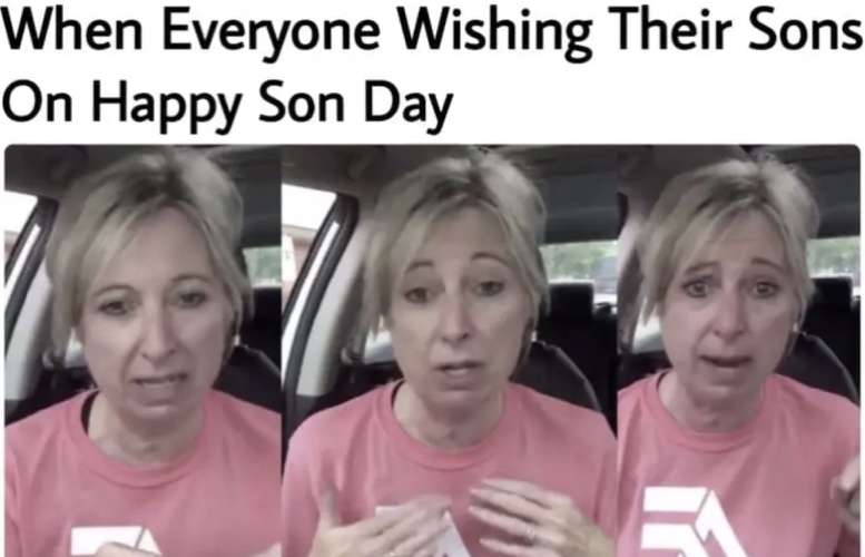 National Sons Day Meme 2024