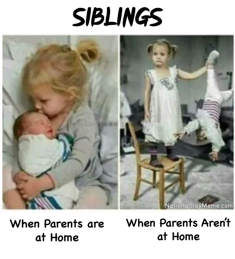 National Siblings Day Memes 2024