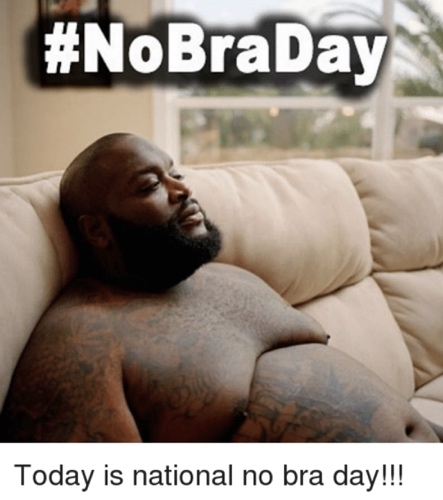 National No Bra Day Meme 2024